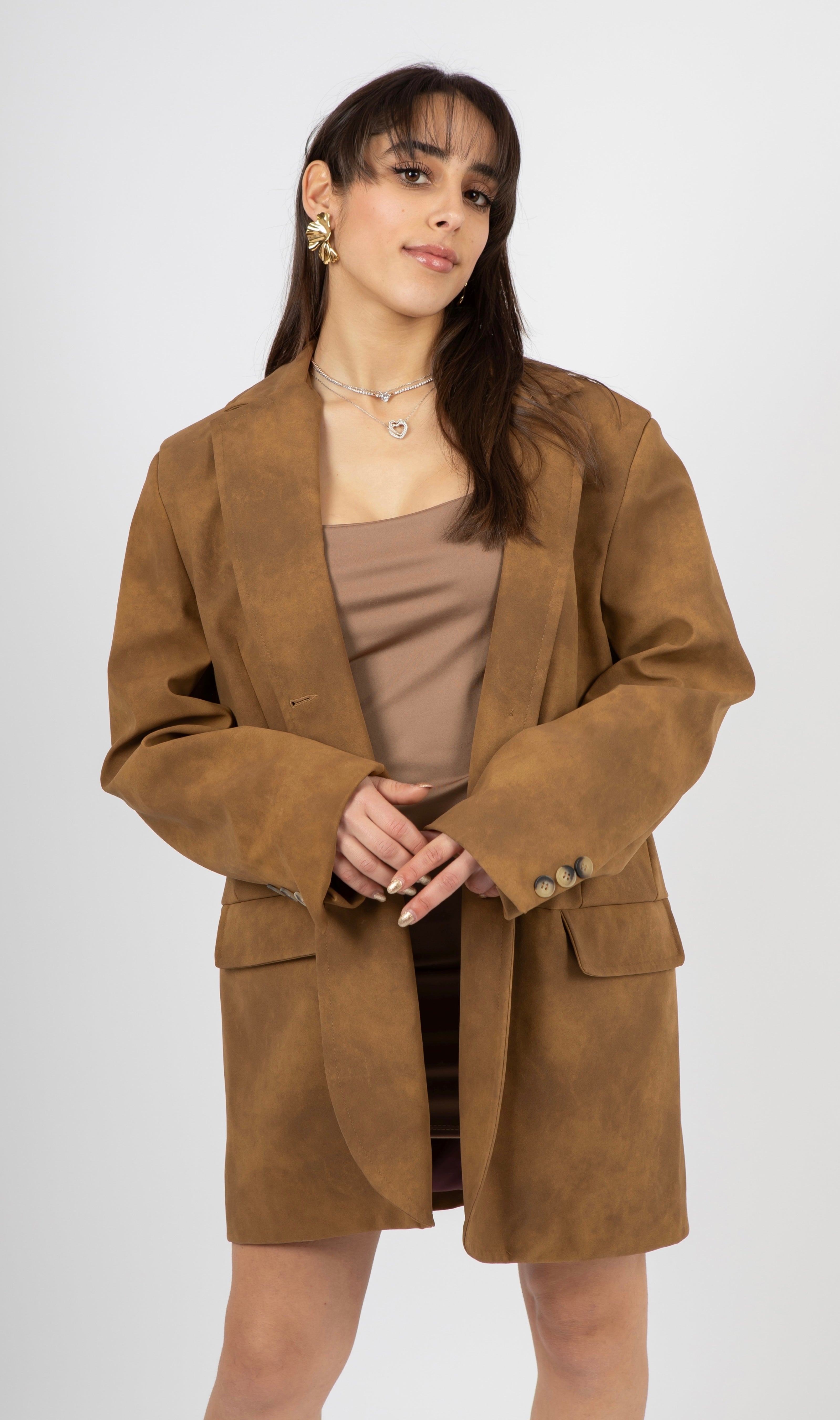 Blazer Over Camoscio