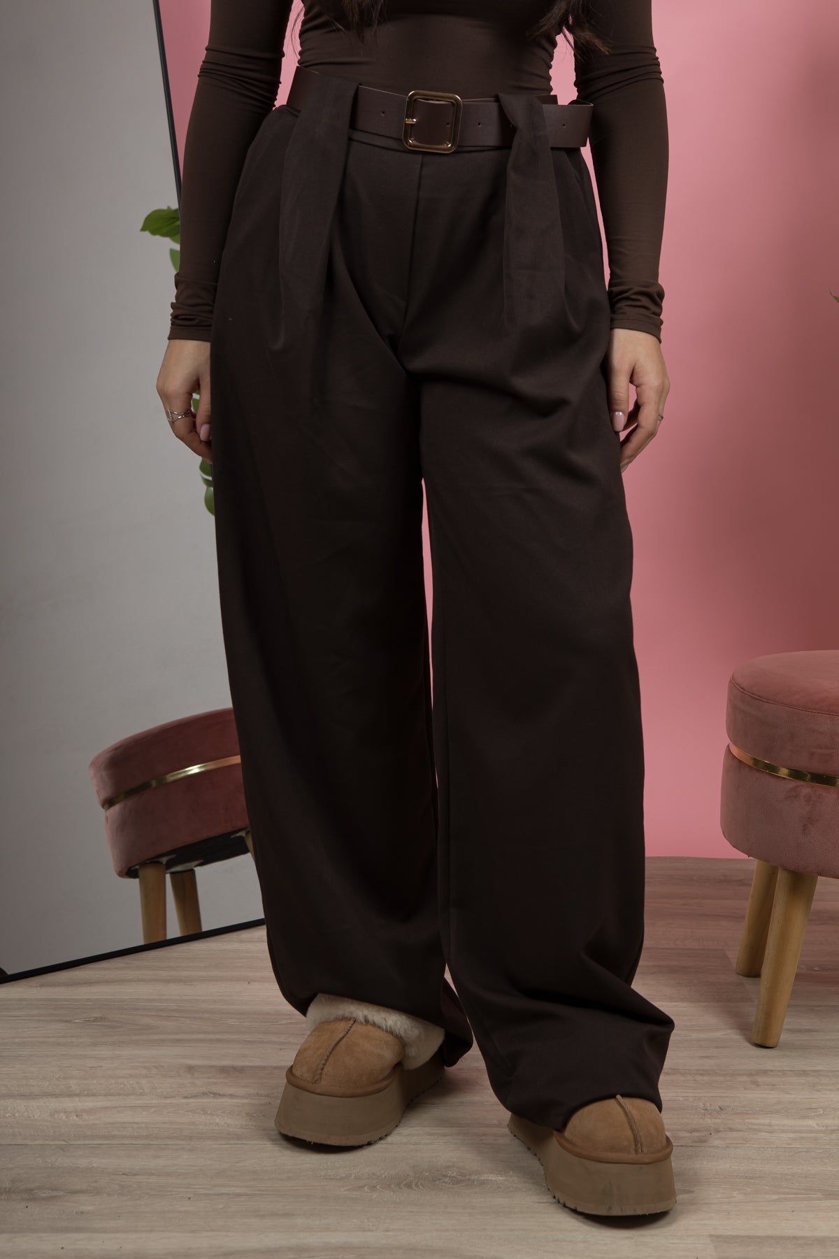 Pantalone morbido con cintura