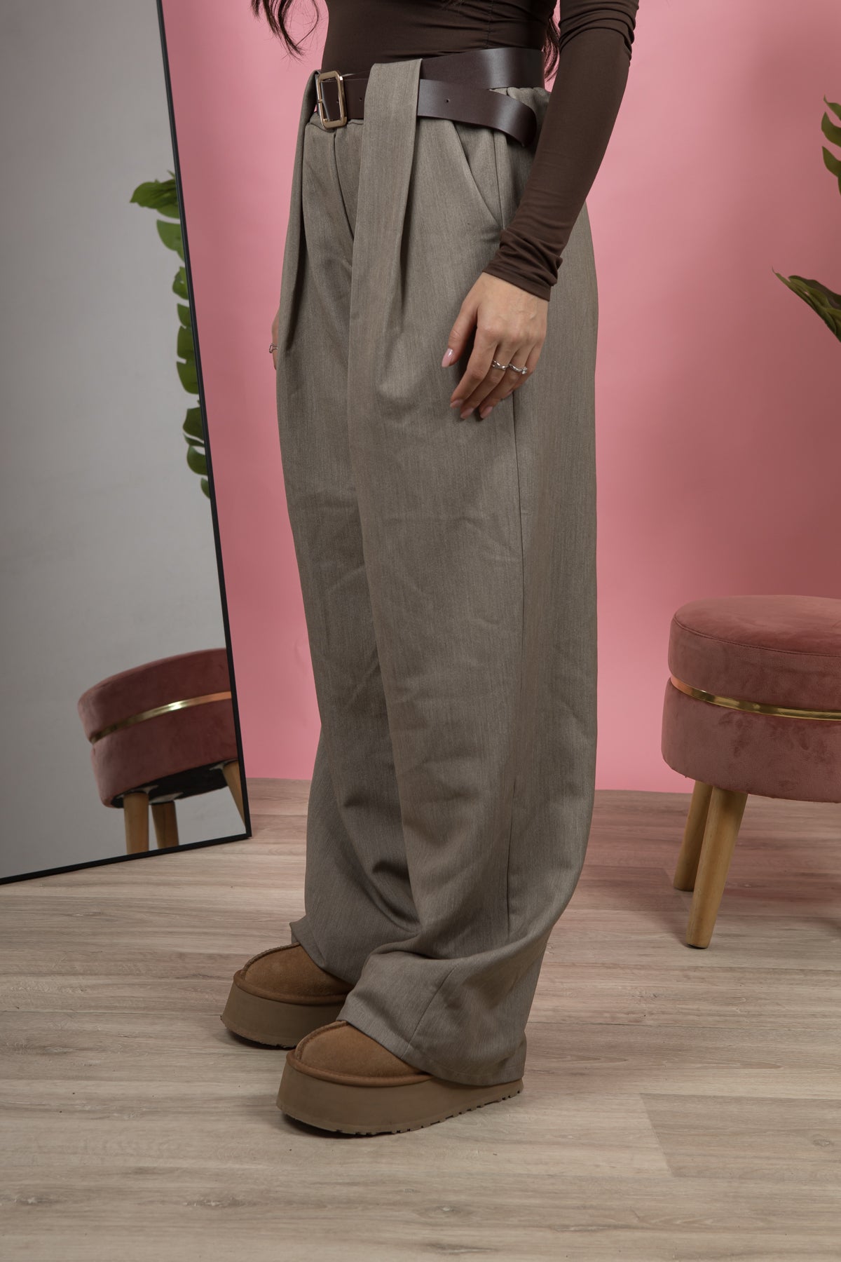 Pantalone morbido con cintura