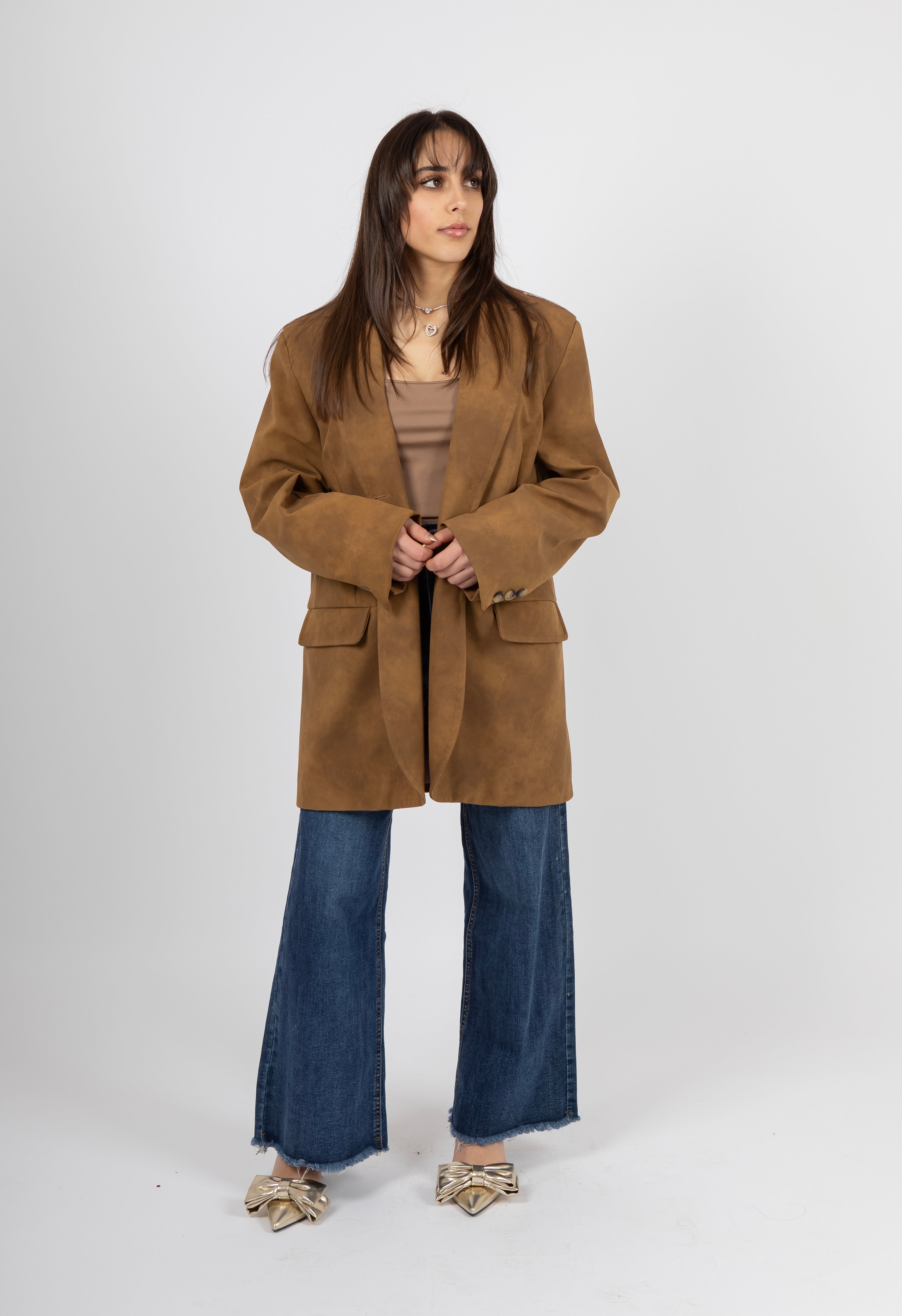 Blazer Over Camoscio