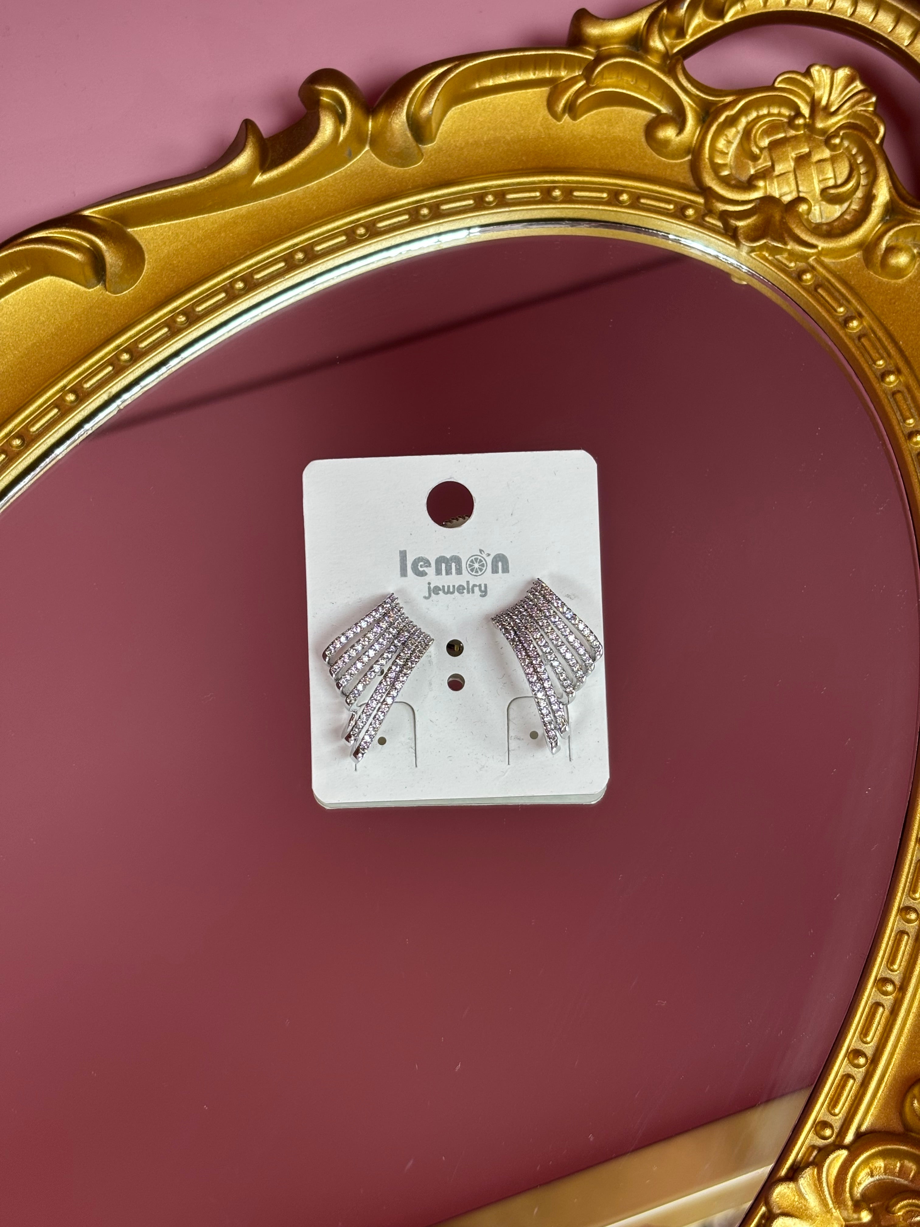 Orecchini ventaglio argento