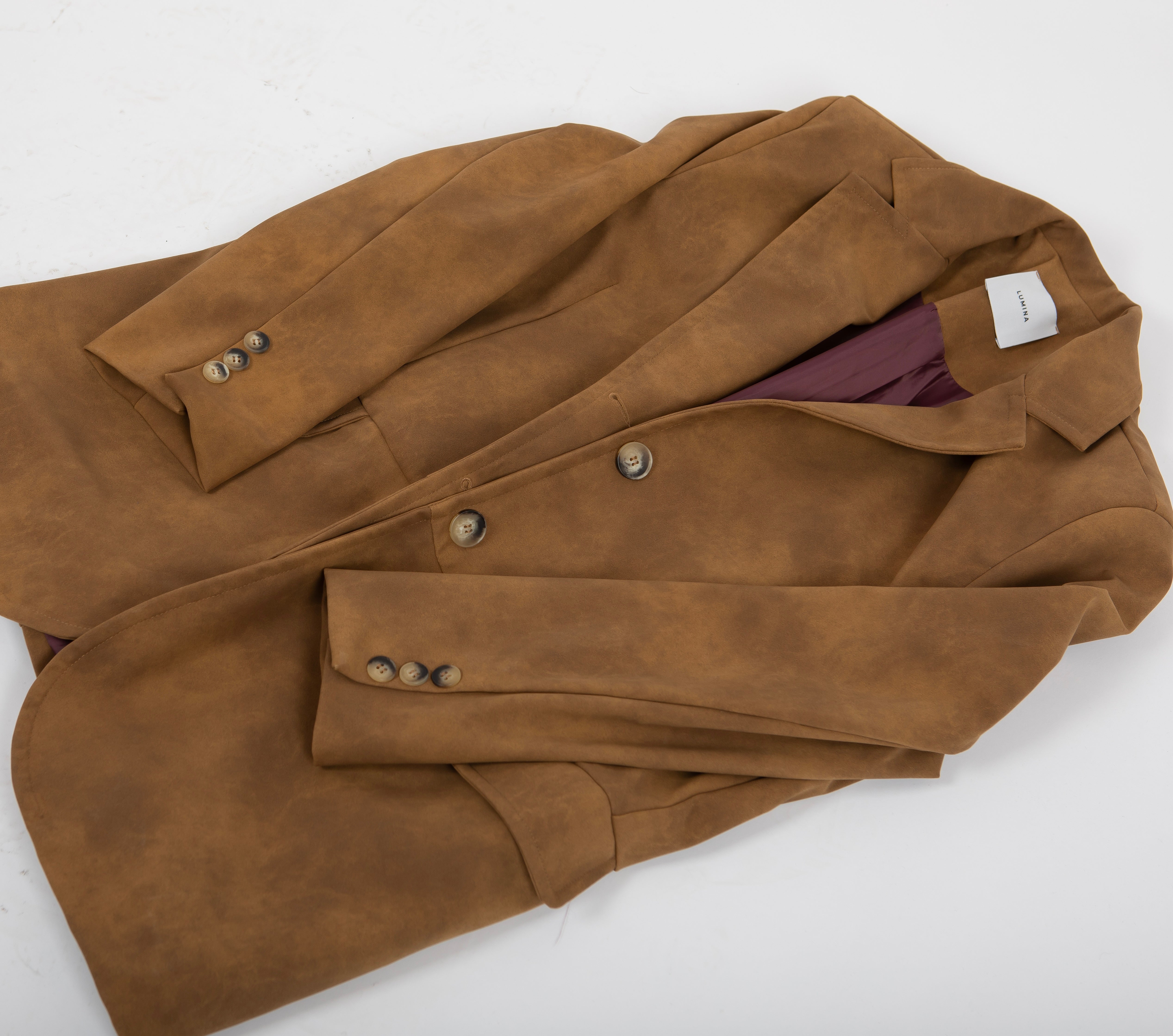 Blazer Over Camoscio