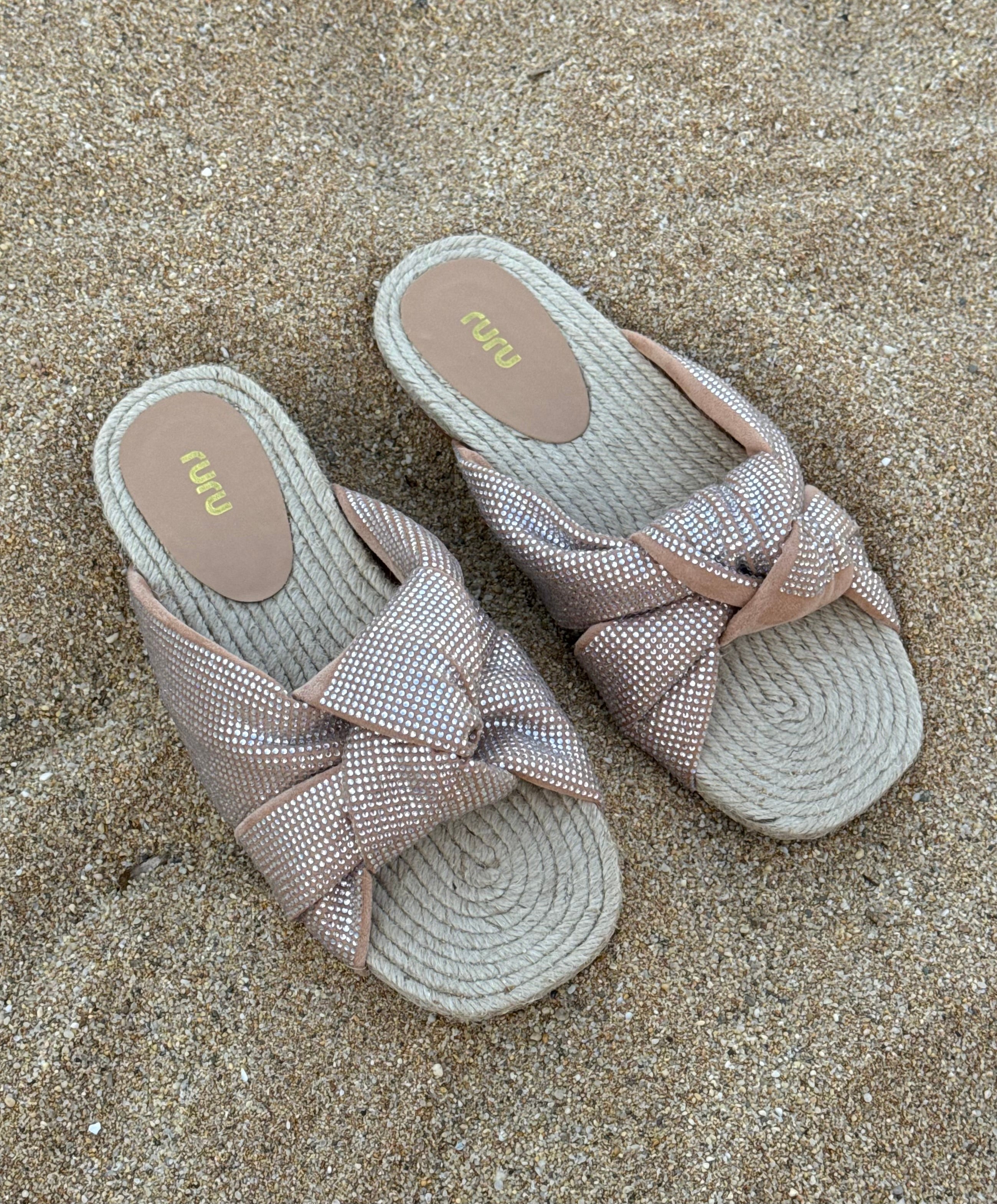 Ciabatte Estive con Nodo e Strass