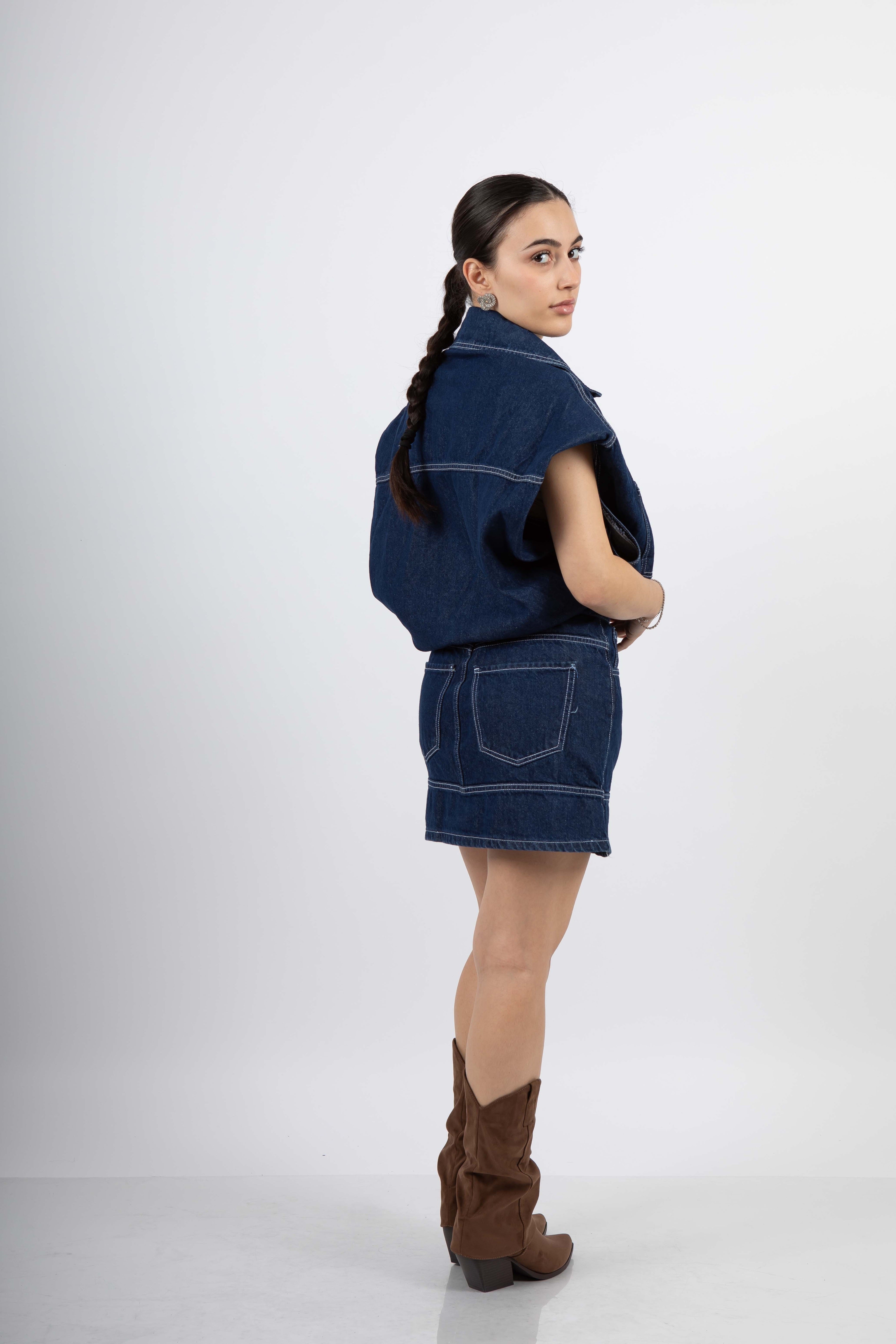 Coordinato denim scuro