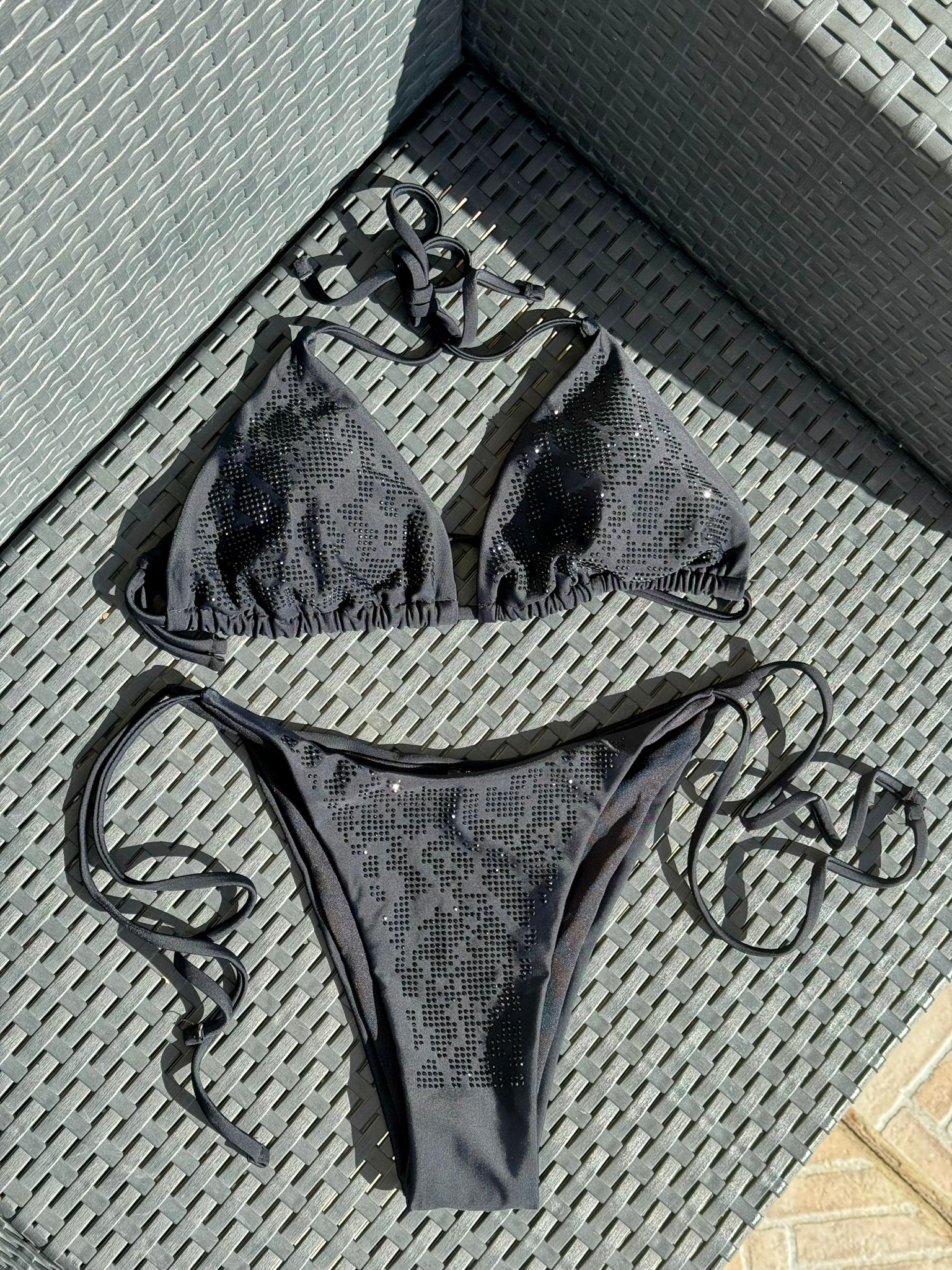 Costume nero Glitter