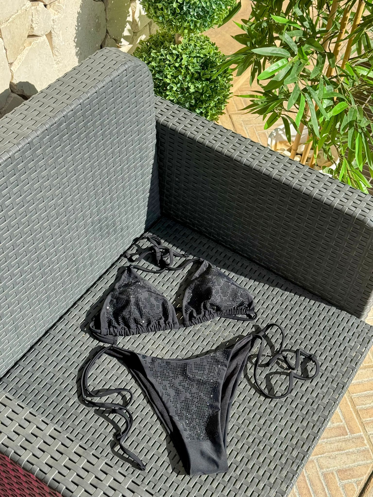 Costume nero Glitter