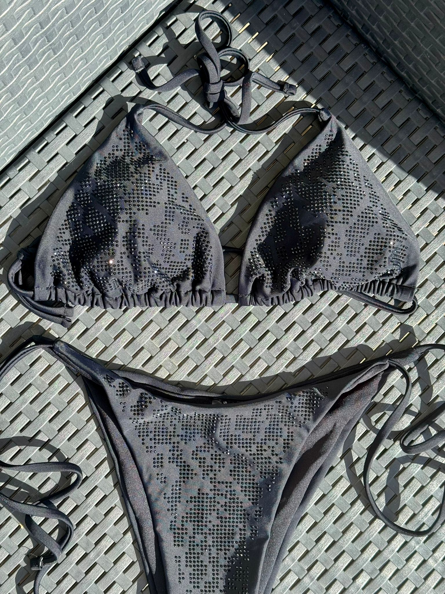 Costume nero Glitter