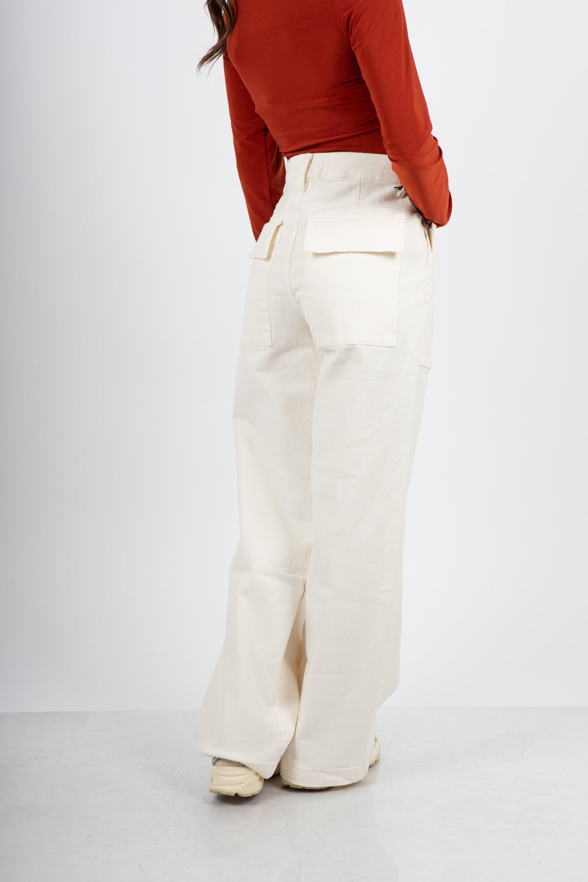 Jeans chiaro stile cargo