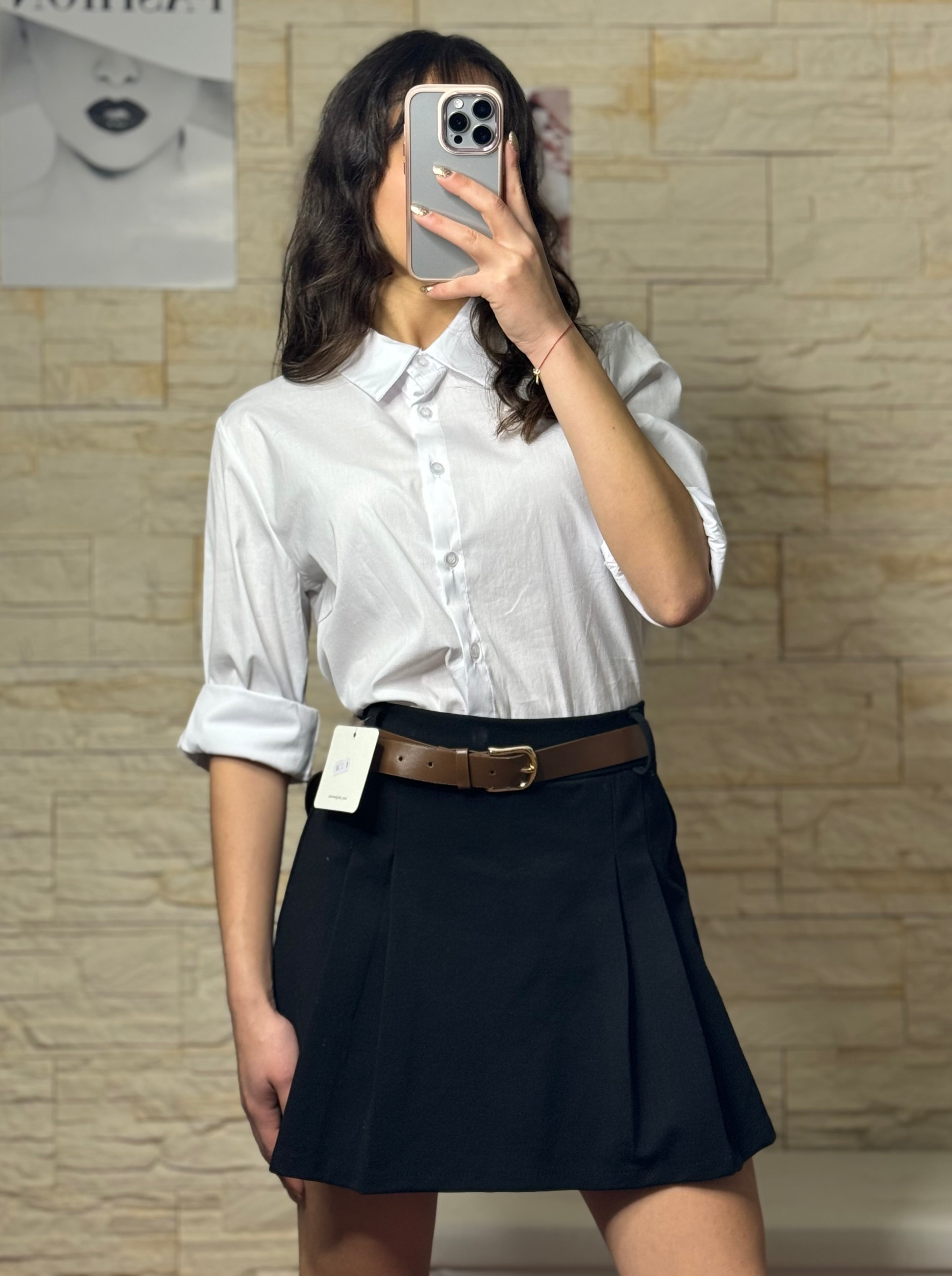 Gonna scolaretta nera