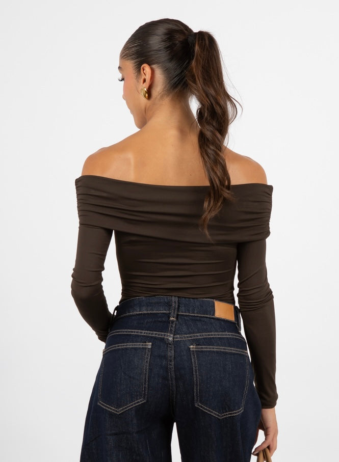 Body con scollo a barca