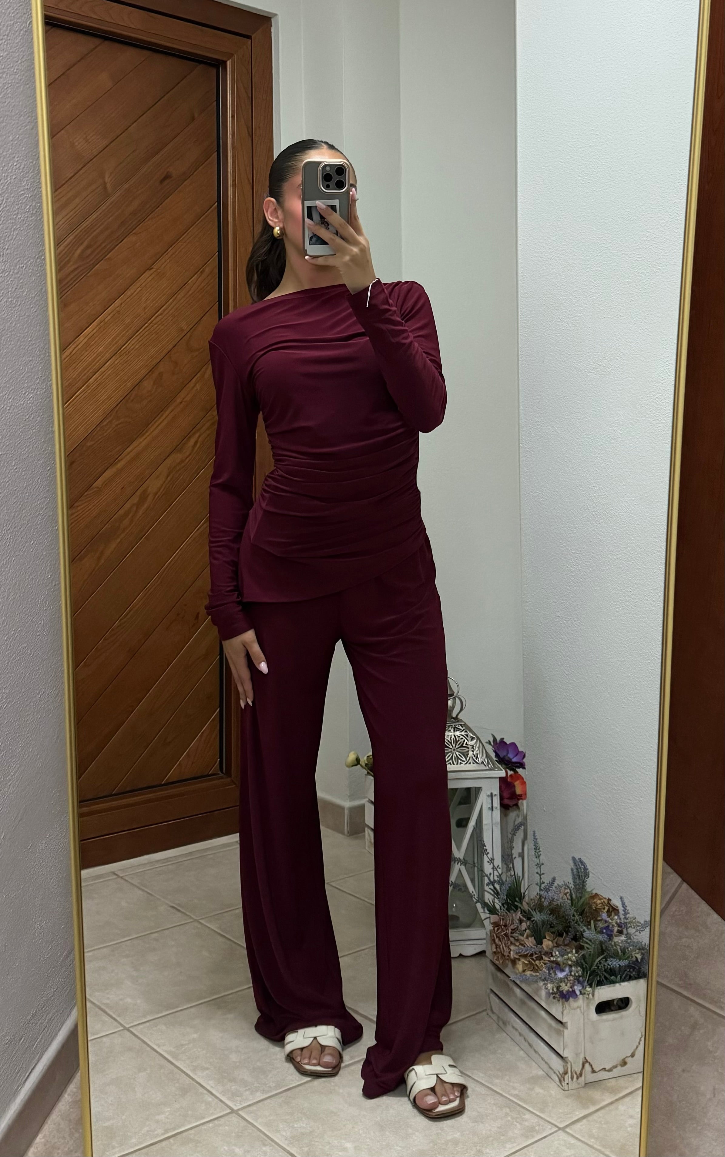 Coordinato bordeaux
